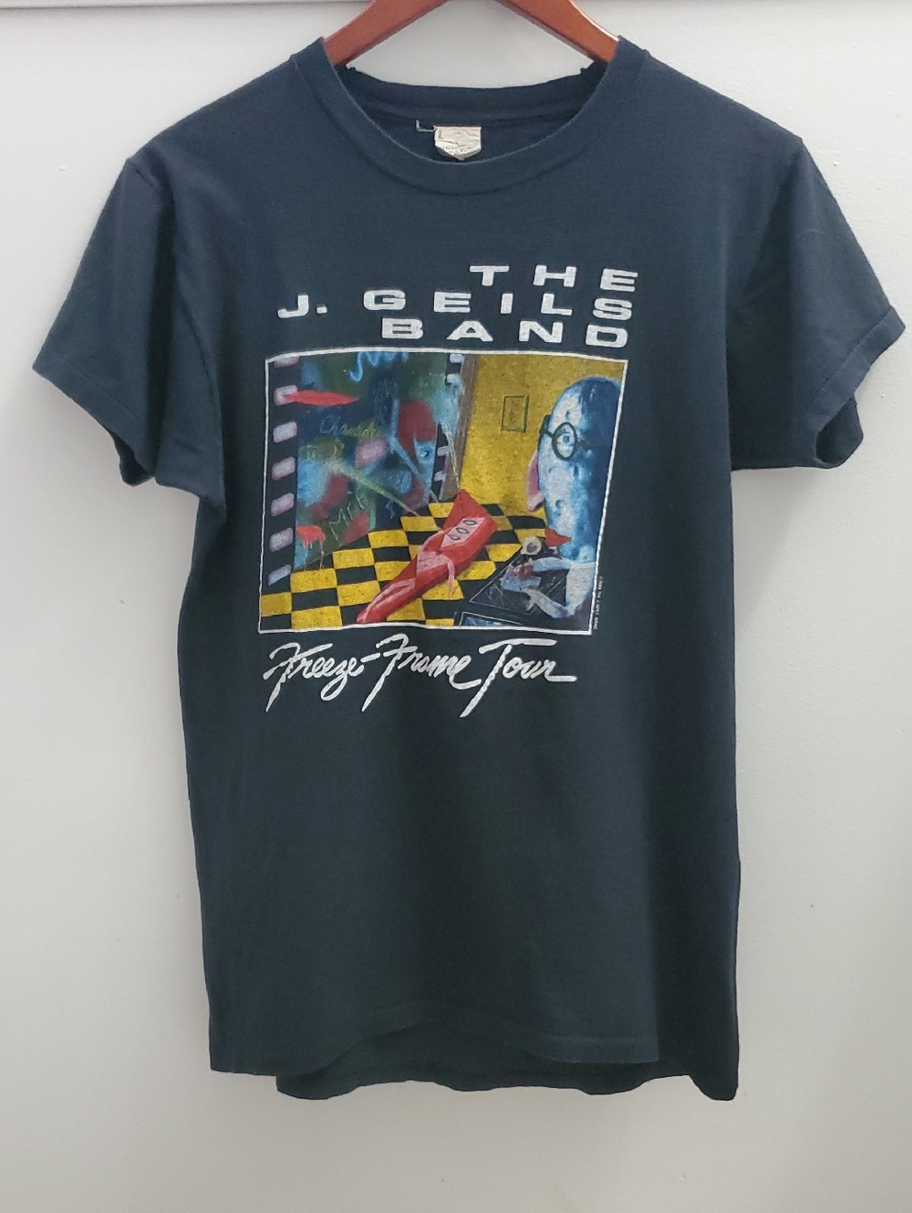 Vintage The J. Geils Band Freeze Frame Tour T Shirt 1982 Band Tee